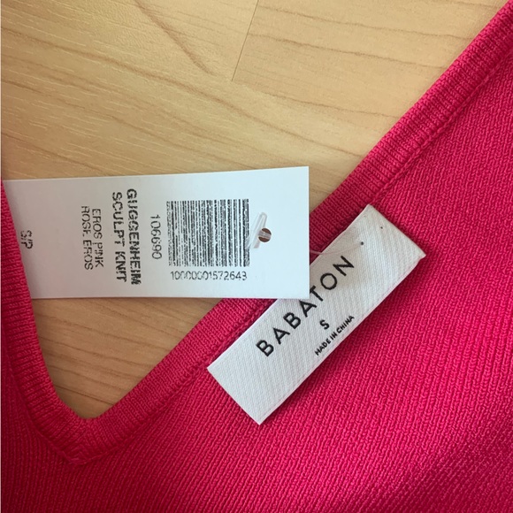 Magenta sculpt knit top - Picture 4 of 6